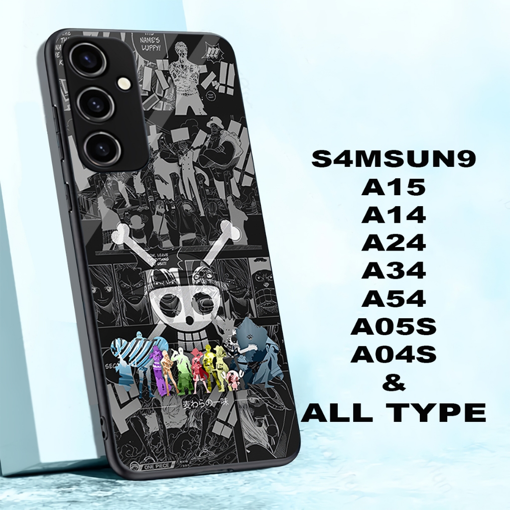 12 ANIME ONE PIECE MOTIFS /Softcase เงามัน SAMSUNG A15 และ ALL TYPE A25/A05s/A04s/A14/A24/A34/A54/M5
