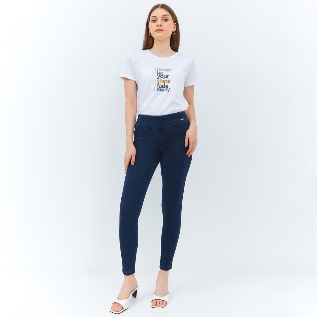 C2 Zirava Navy Jeans Push In Ultra Slim
