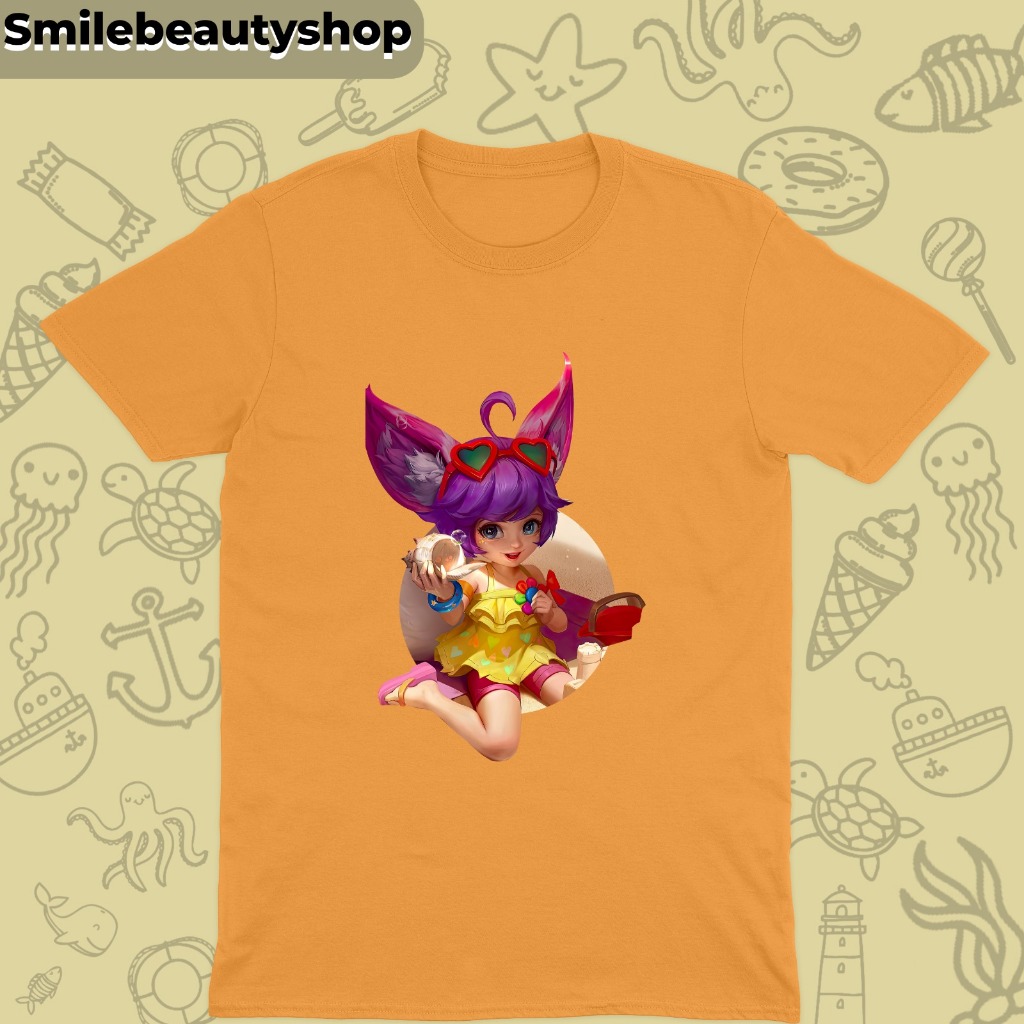 MOBILE LEGENDS เสื้อยืด JAN MOTIF CHILDRENS วัสดุผ้าฝ้ายหวี 30s คุณภาพสูง