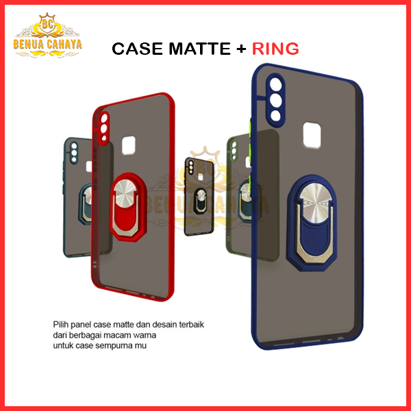 เคส Matte + แหวน OPPO RENO 3 / A91 - REALLY