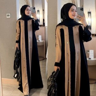 MOUZZA - SLIMFIT ABAYA ARABIAN PAYET BUSUI (PREMIUM)