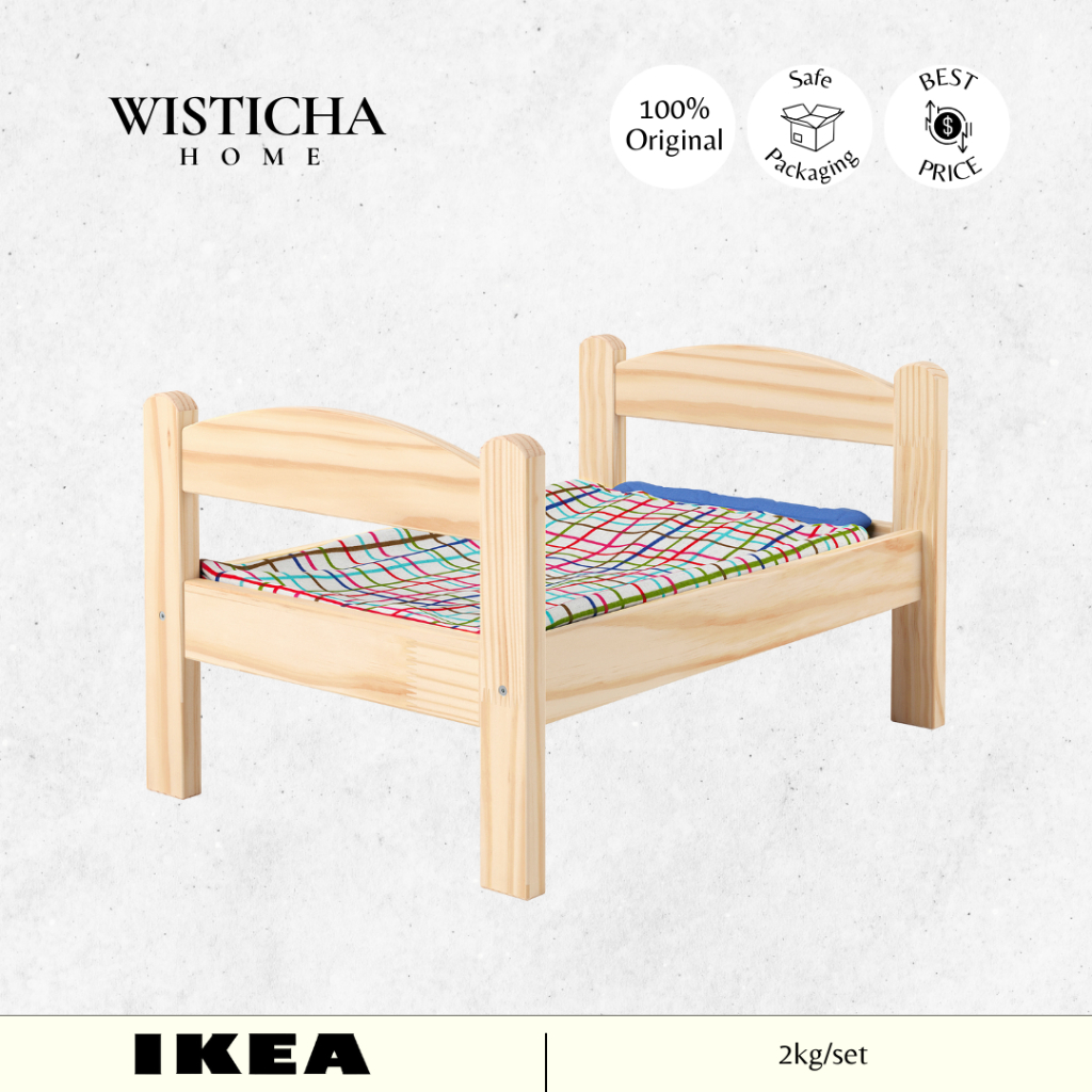 Ikea DUKTIG – เตียงตุ๊กตา – ของเล่นเด็ก - ที่นอนสัตว์เลี้ยง – เตียงกระต่าย/สุนัข/แมว - Wisticha Home