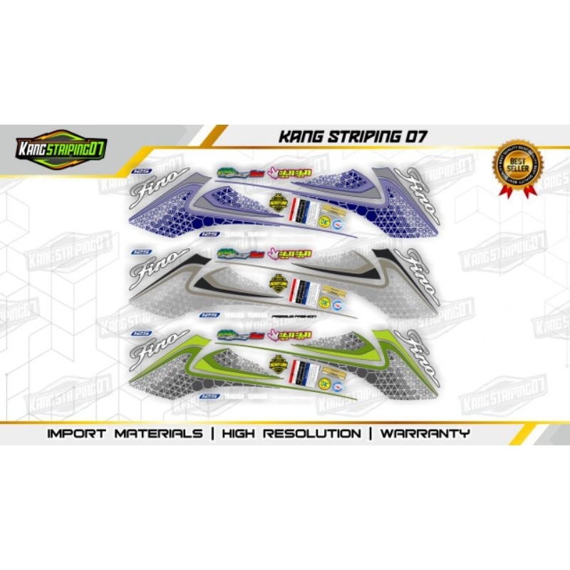 Striping fino ymjet fi โปร่งใส fino 125 2016 ดีลักซ์