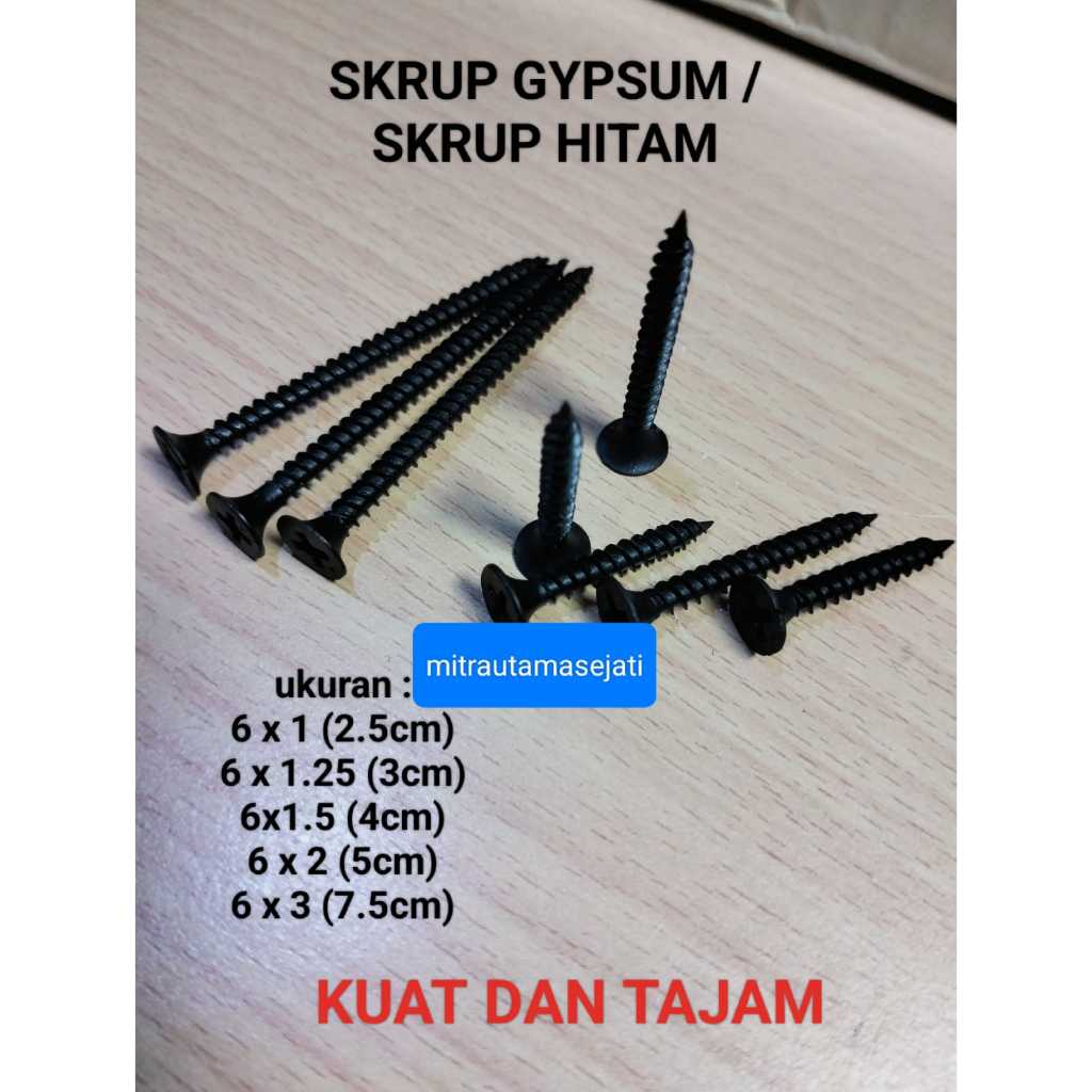 เหล็ก GIPSUM SCREW / ไม้กรีด BOLT DRYWALL SCREW