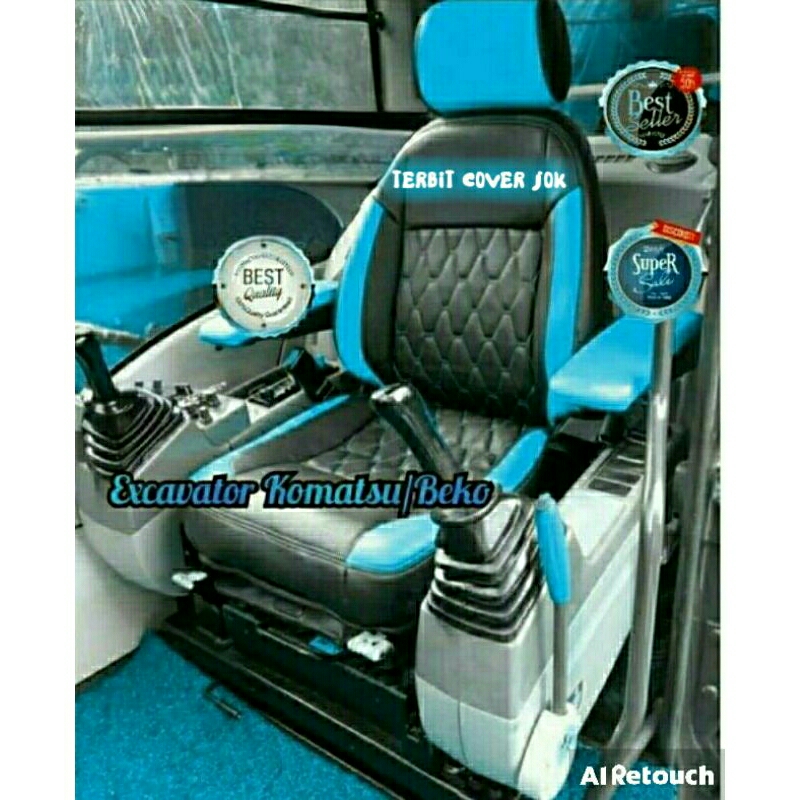 ผ้าคลุมเบาะรถขุด Komatsu pc138us / Kobelco sk140/sk200-6/sk250D / Hitachi zx160lc/zx75us/ex1200-5D/z