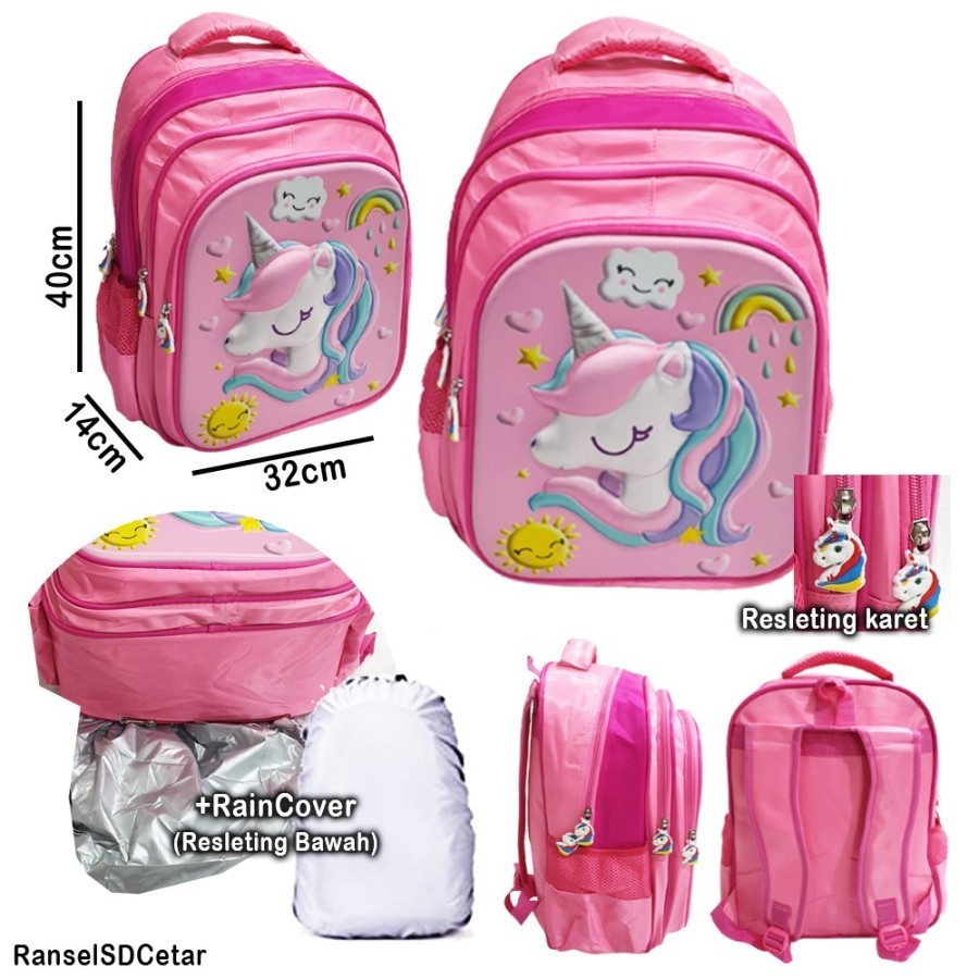 Mini School กระเป๋าเป้สะพายหลังแฟชั่นสไตล์ SD เกาหลี N5W8 อนุบาลนําเข้า Unisex หญิงกลับ Pauud Motif 