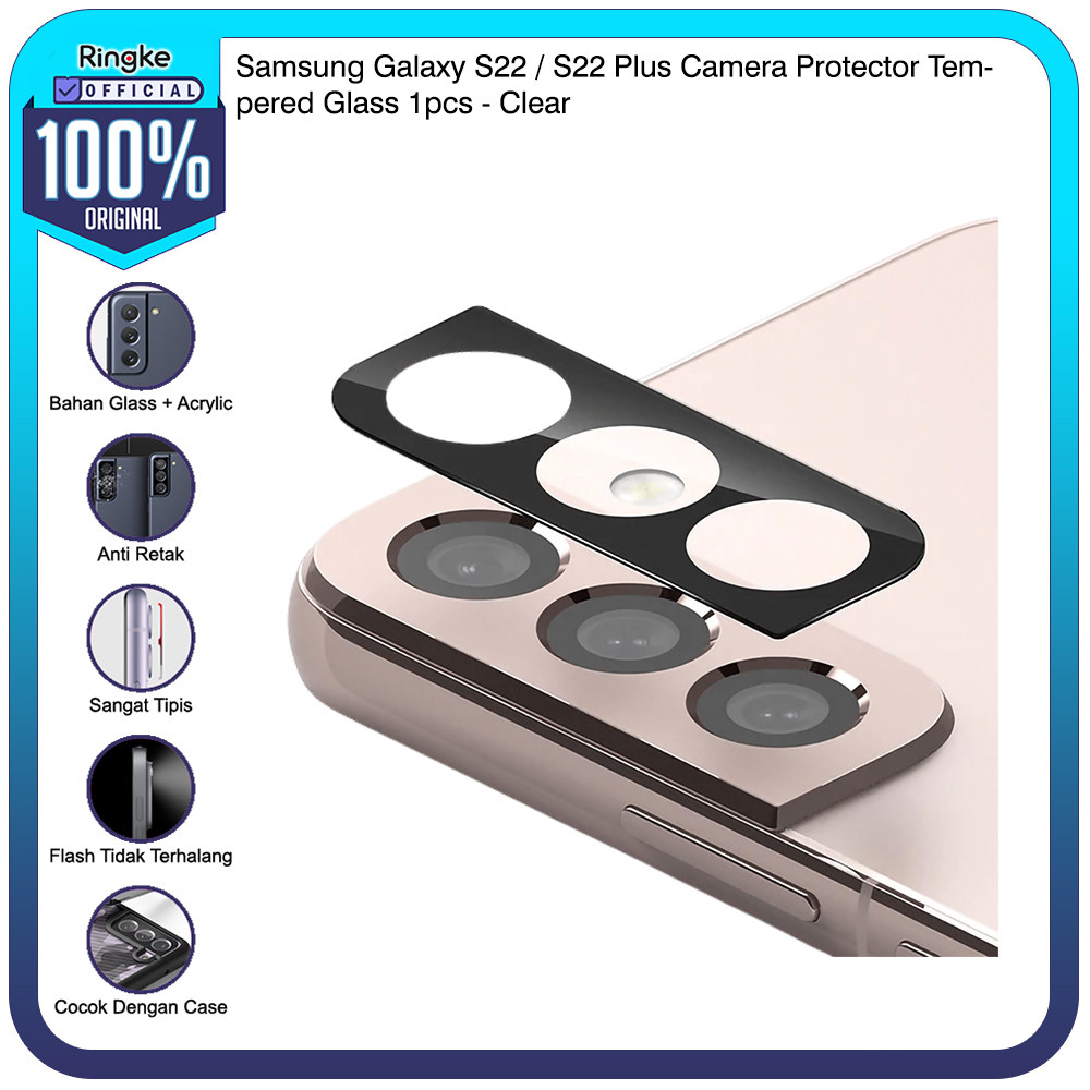 Ringke Galaxy S22 / S22 Plus กระจกนิรภัยป้องกันกล้อง 1 ชิ้น