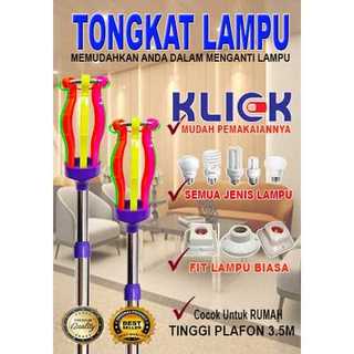 Tongkat Pengganti Lampu / Stik Lampu PVC LED, LHE, Spiral Serbaguna Panjang 2m 3Meter, Tongkat Ajaib Safety Aman