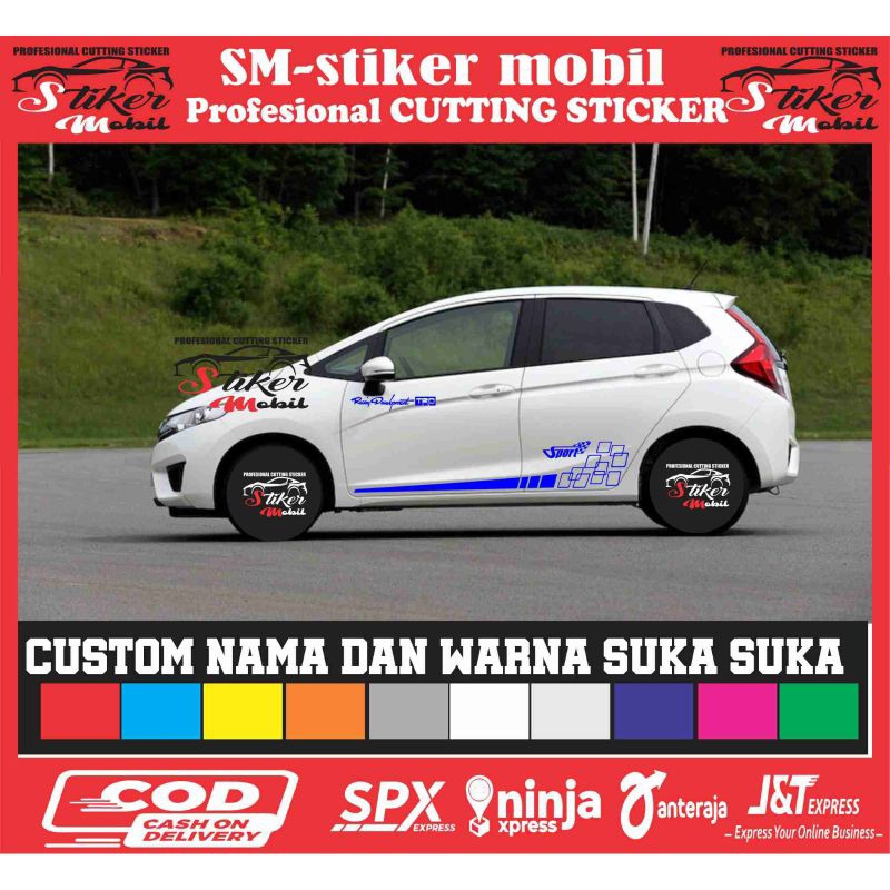 Agya brio yayla mobilio honda jazz avanza xenia สติ๊กเกอร์ติดรถ ฯลฯ รถ Variation สติ๊กเกอร์ สติ๊กเกอ