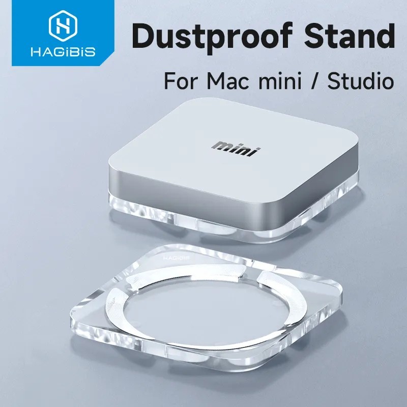 Kayu Hagibis DESKTOP WOODEN COOLING STAND สําหรับ MAC MINI และ MAC STUDIO NATURAL