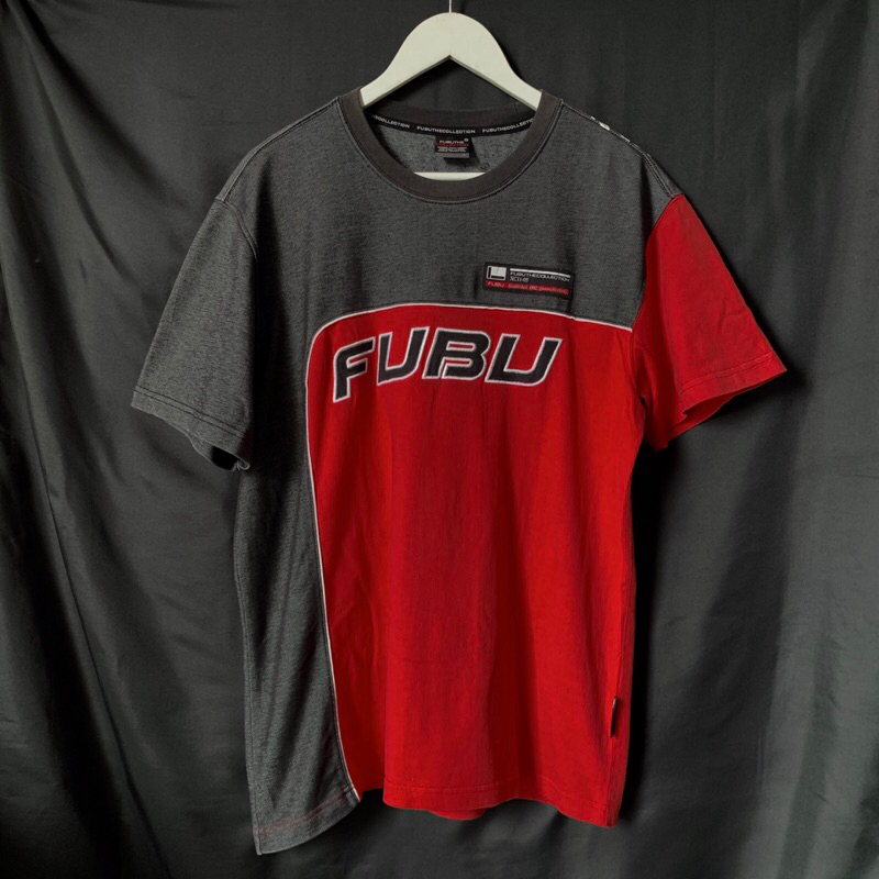 FUBU JEANS COLLECTION HIP HOP Y2K T-SHIRT - เสื้อยืด Y2K - เสื้อยืดวินเทจ - ECKO MAJAH FLAVALH SEAN 