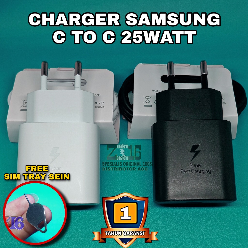 [ต้นฉบับ] เครื่องชาร์จ / Casan Samsung Galaxy A05 (SM-A055F/DS) 25 Watt C TO C 3A Supercharge 25W ขอ