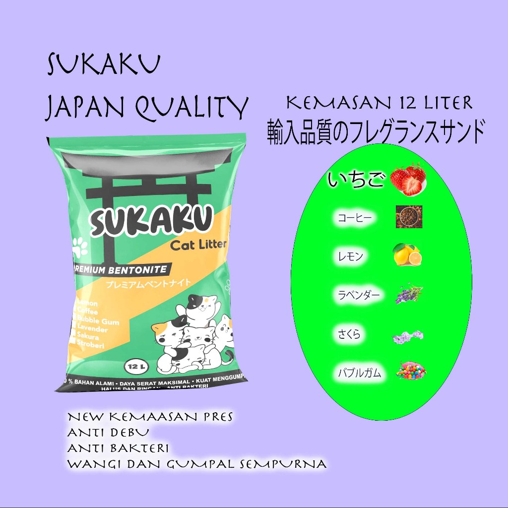 12/6 LITERS OF MY LIKE - FRAGRANT CLUMPY CAT SAND - DWILINK.PET SHOP
