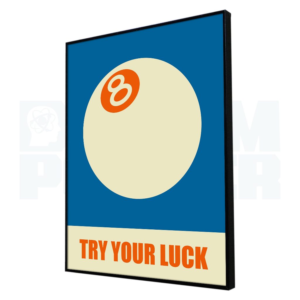 [โปสเตอร์+Frameblock] โปสเตอร์ Stussy | ขนาด 30x40 ซม | โปสเตอร์ติดผนัง Stussy Try Your Lucky