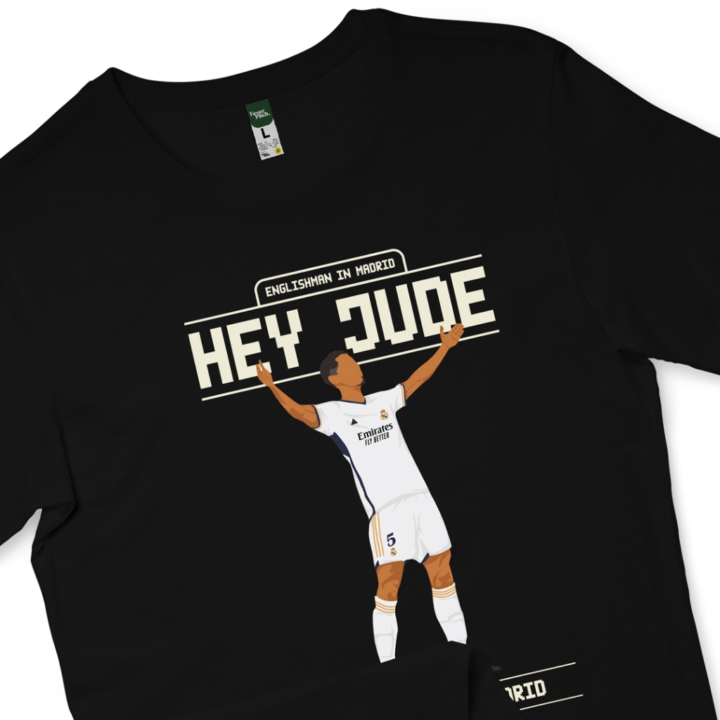 [FeverPitch] เสื้อยืด Hey Jude Bellingham Madrid