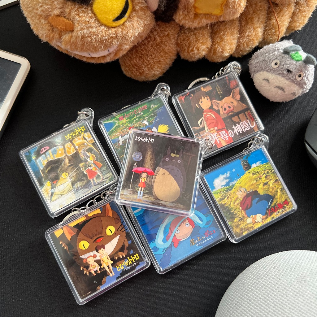 Pocket Playlist พวงกุญแจ Studio GHIBLI Series อัลบั้ม Spotify ขนาดเล็กพร้อมแท็ก NFC