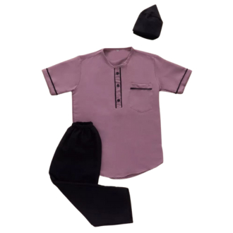 เสื้อผ้า Koko สําหรับเด็ก Imam Boys Plus Peci อายุ 1-9 ปีมุสลิม Kurta ชุดสําหรับเด็ก