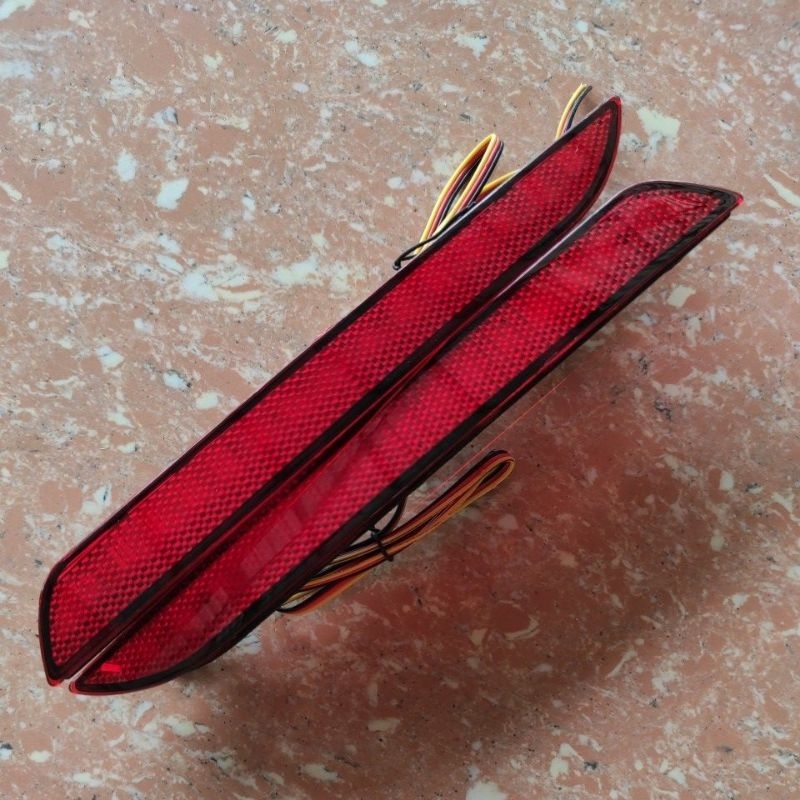 REAR BUMPER สะท้อนแสงโคมไฟ HONDA JAZZ ใหม่ ge8 2008 ถึง 2013 fit 2012 2011 2010 2009 crv gen4 ประเภท