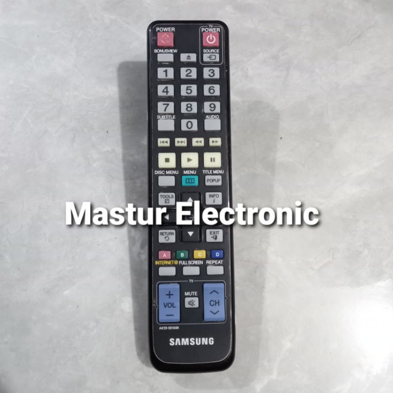 Samsung BLU RAY HOME THEATER DVD REMOTE AK59-0014R ต้นฉบับต้นฉบับ