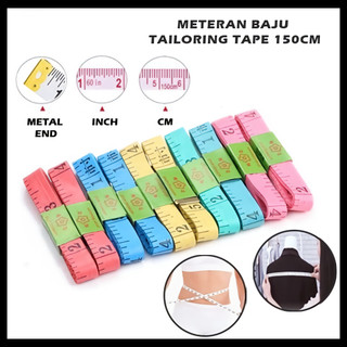 Meteran Baju Untuk Ukur Badan Tukang Jahit Tailor Set Jahit 150CM