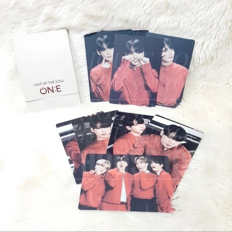 Photocard Jungkook BTS ONE Map Of The Soul Cream Mini Photocard BTS Map Of The Soul ONE Jungkook Cre