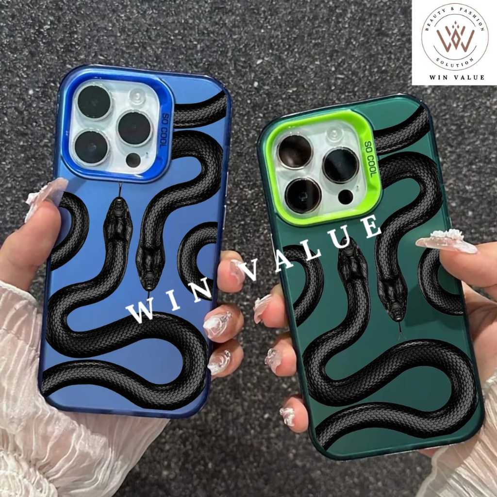 เคส HYBRID IMD สีแผ่นโฮโลแกรมสีดํางูกรณี Huawei Nova 7 Huawei Nova 9 Huawei Mate 30 Pro Huawei P40 H