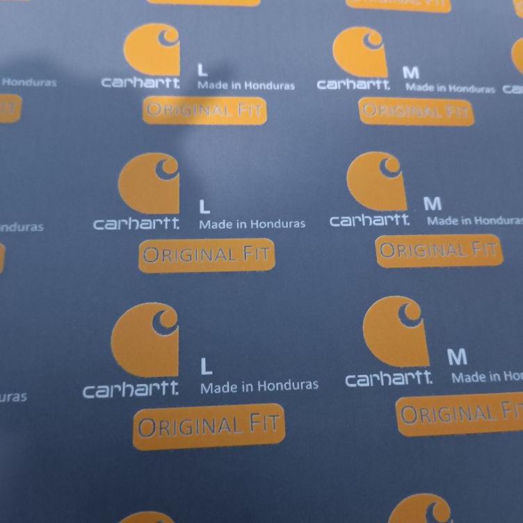 ART W57N LABEL SUPPLY LABEL TAG PRINT CARHARTT MADE IN HONDURASCREEN PRINTING