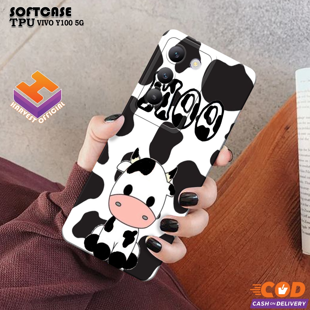 เคส HP VIVO Y100 5G 2024 - เคสแฟชั่นน่ารัก - เคส VIVO Y100 5G Softcase - กล้อง Pro - เคส VIVO Y100 5