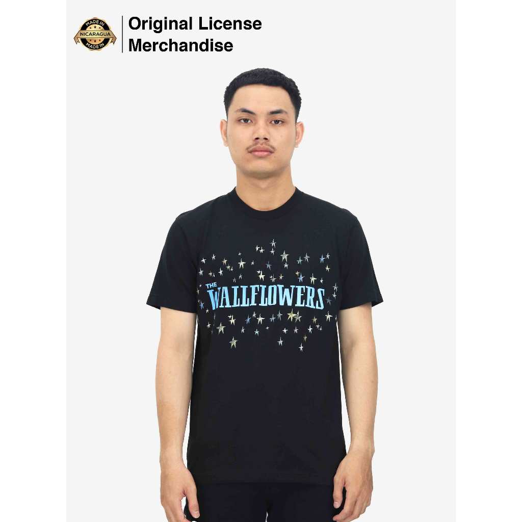 KATUN เสื้อยืดผ้าฝ้ายสําหรับผู้ชายและผู้หญิงวงดนตรี WALLFLOWERS Stars