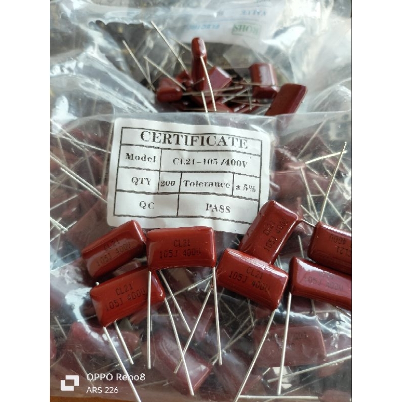 หมวก MILAR 105J400V*