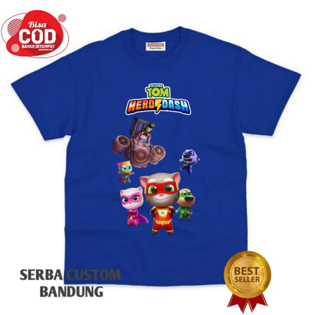 TALKING TOM HERO DASH KIDS เสื้อยืดพรีเมี่ยม MATERIAL