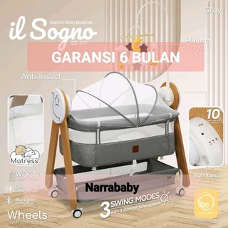 Babyelle il Sogno Box Bayi Tempat Tidur Baby Bisa Ayun Otomatis