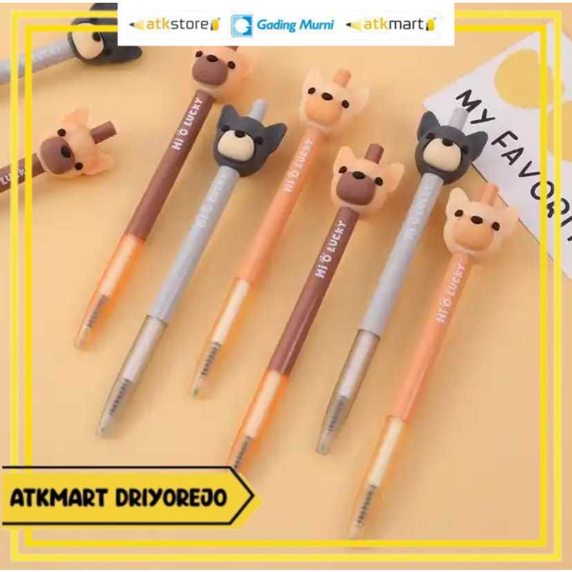 (1 ชิ้น) SOFUN MECHANICAL PENCIL ZF2899-5 DOGGY DOG CHARACTER - MECHANICAL PENCIL - REFILLABLE PENCI