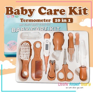 BABY CARE NAIL KIT SET MINI Alat Perawatan Bayi 6in1 Sisir Gunting Bayi Hadiah Lahiran Newborn Gift COD