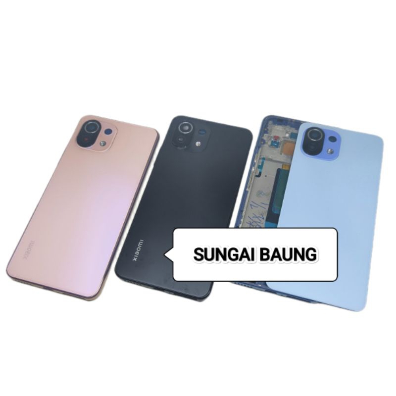 Xiaomi Mi 11 lite full set Housing Case กรอบ+ประตูหลัง+แหวนเลนส์กล้อง