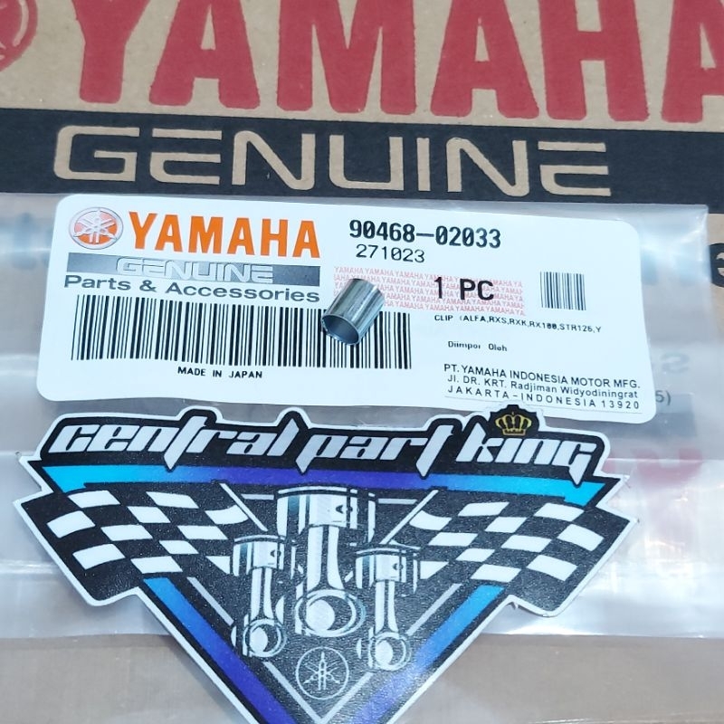 คลิปหนีบท่อขนาดเล็ก CARBURETOR RX KING, RXZ, F1ZR, RXS ORIGINAL YAMAHA 90468-02033