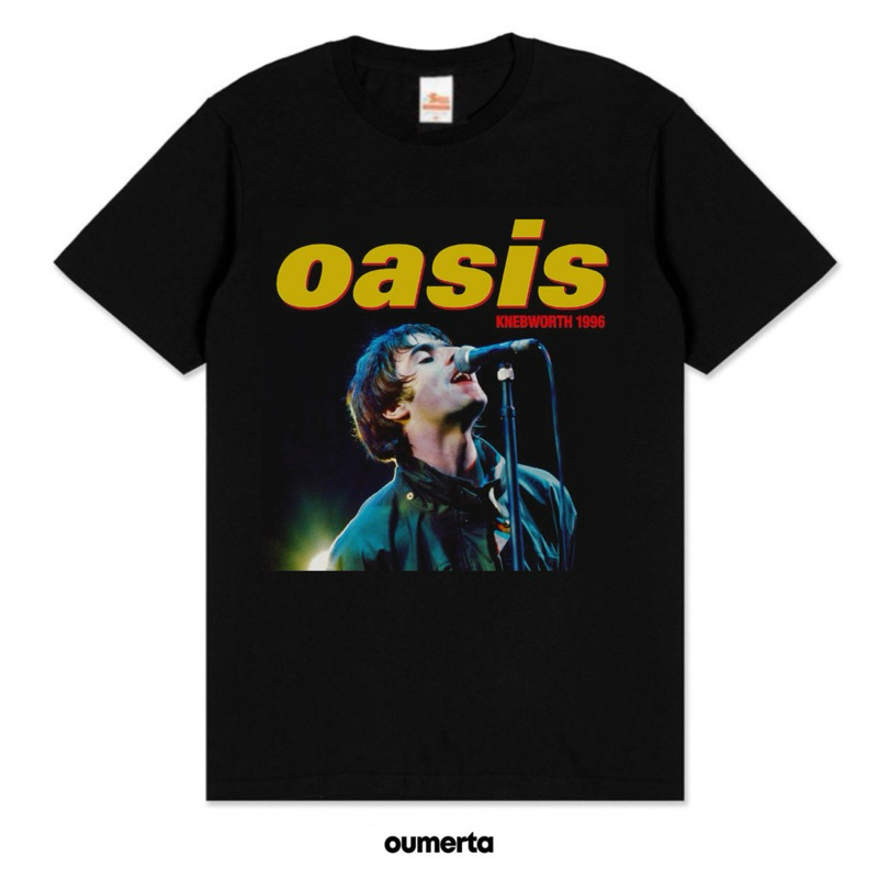 เสื้อยืด OASIS BAND - OASIS KNEBWORTH 1996