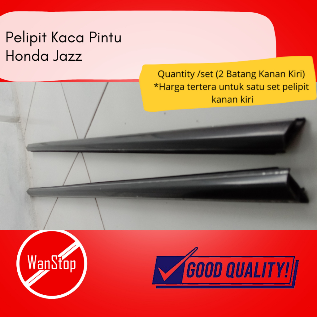 ตะเข็บกระจกประตูเดิมสําหรับ Honda Jazz RS GE8