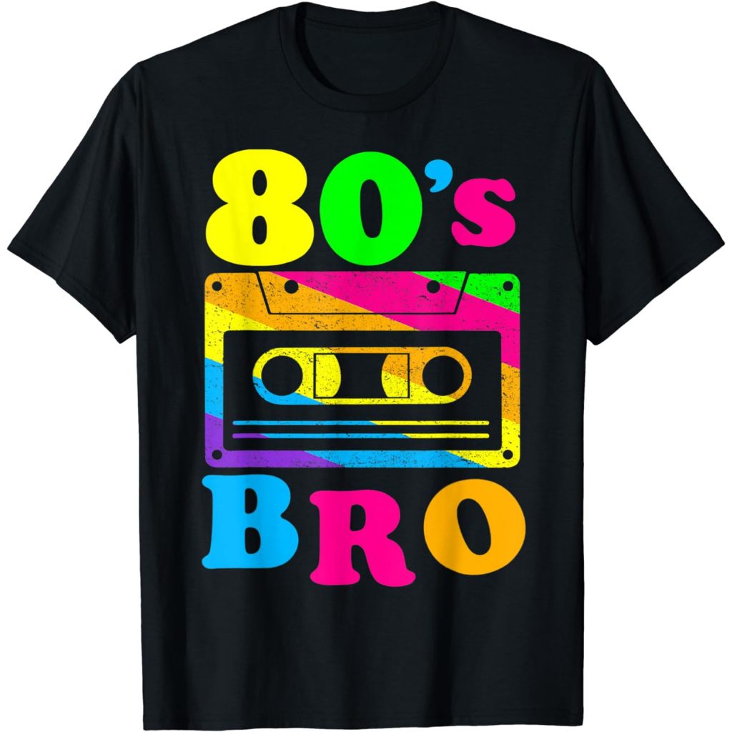 This Is My 80s Bro Adult T-Shirt 80s 90s Party Tee T-Shirt