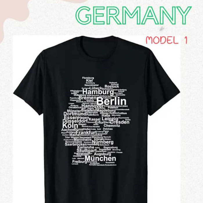 เสื้อยืด โดย HAMBURG GERMANY GERMANY หลายรุ่น 2
