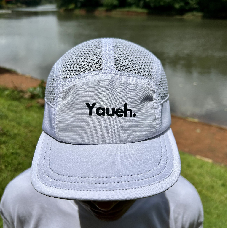 Justwhite Cap YAEH Outliving Folks 5Panel Ciele Sports Running Cap
