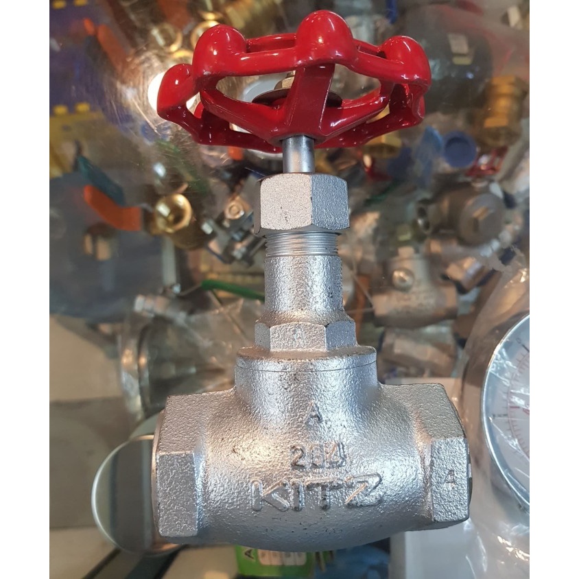 Globe Valve 1/4" KITZ Duplica Iron 10K เกลียว - Stop Valve Steam