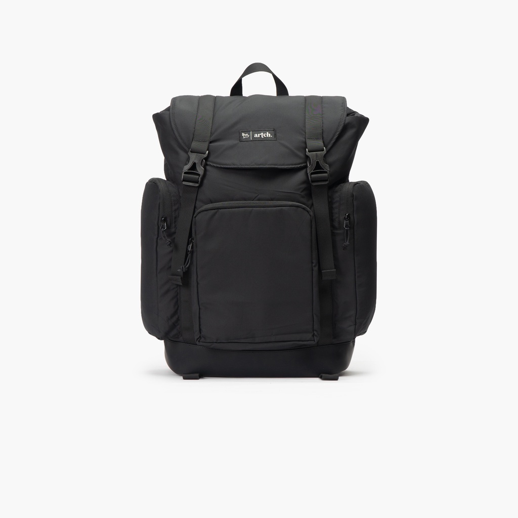 Hitam [Import] - Mochila Black - กระเป๋าเป้สะพายหลัง Daypack