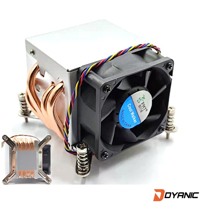 Pmt 2U02 CoolWalker CPU / PC Cooler Heatsink Fan - HSF (4 ท่อ)