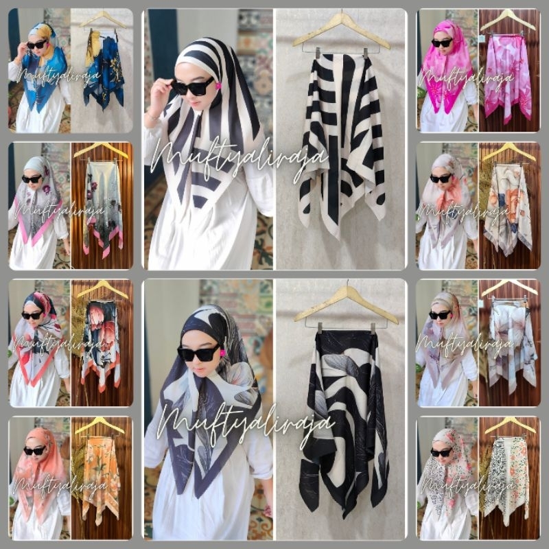 Voal HIJAB Motif RECTANGULAR Premium Voal Veil