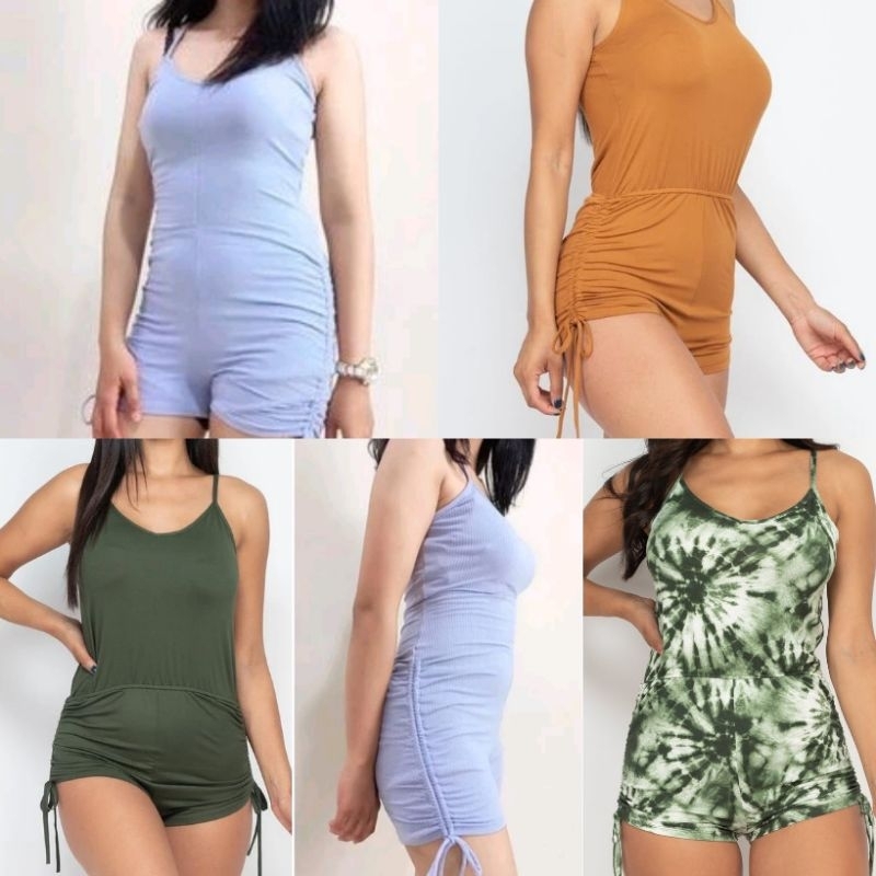 JUMPSUIT SHORTS/SECTION BODYCON DRESS J12