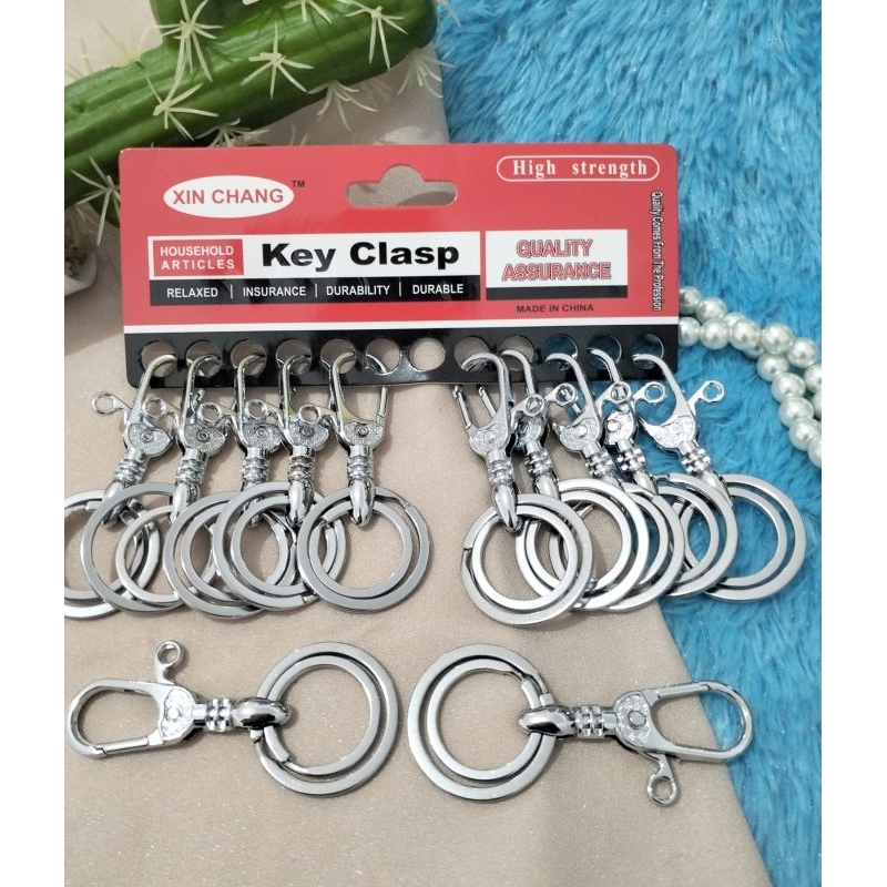 GANTUNGAN 12 ชิ้นสแตนเลส Carbiner ที่แขวนผมหางม้า/พรีเมี่ยม/ไม้แขวนผู้ชาย/ที่แขวนกระเป๋า/ขายส่ง