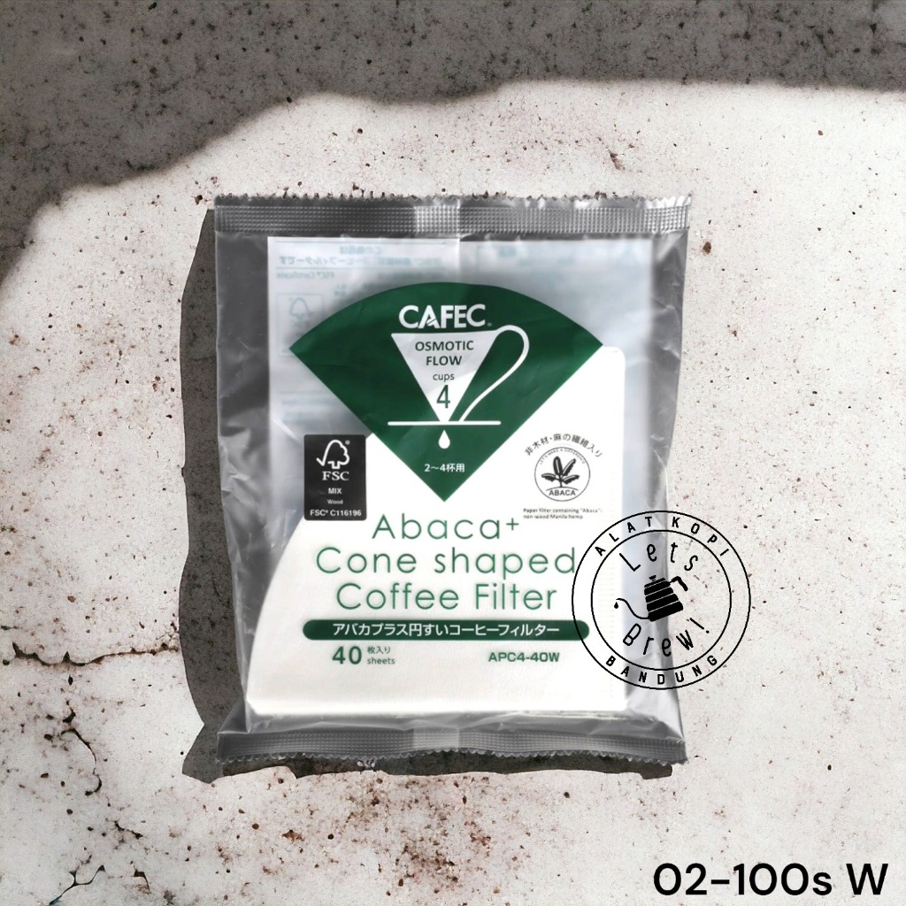 กระดาษกรอง CAFEC ABAC OSMOTIC FLOW / PAPER FILTER V60