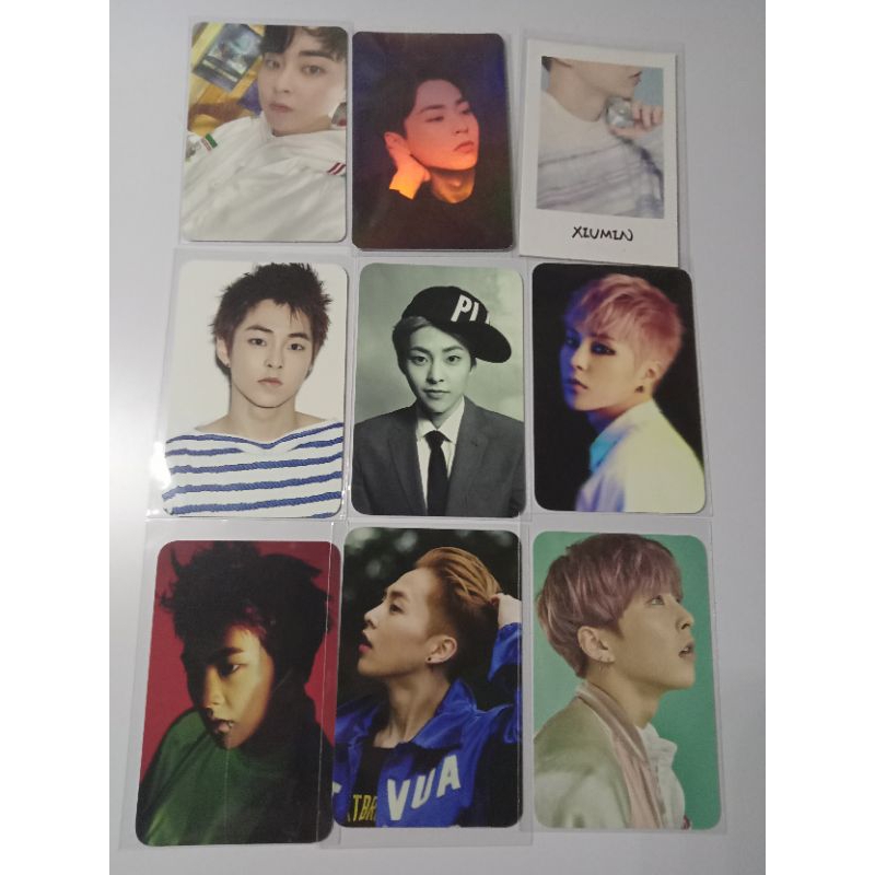 Pc photocard xiumin exo dftf repackage