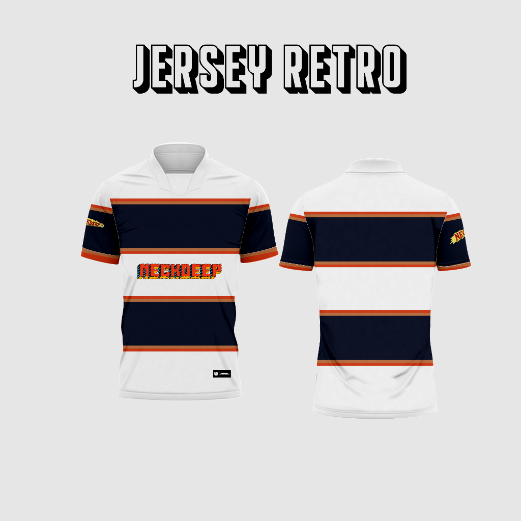 RETRO NECKDEEP JERSEY // FOOTBALL JERSEY // เสื้อยืด NECKDEEP // BAND JERSEY // CASUAL JERSEY // VIN
